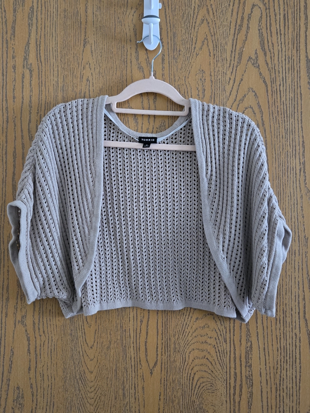 Torrid Knit Short Sleeve Shawl